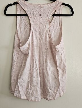 lululemon athletica Light Pink Racerback Tank Top